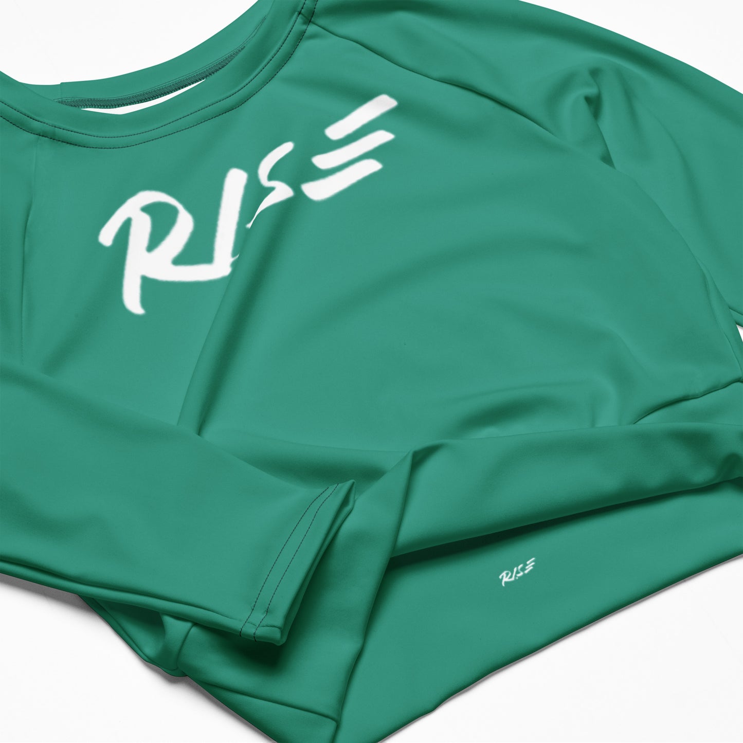 Rise Recycled long-sleeve crop top